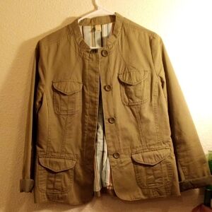 Old Navy Women's Olive Military Jacket